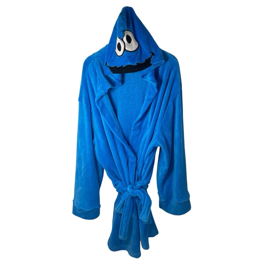 Cookie Monster‎ Adult Hooded Robe, XL